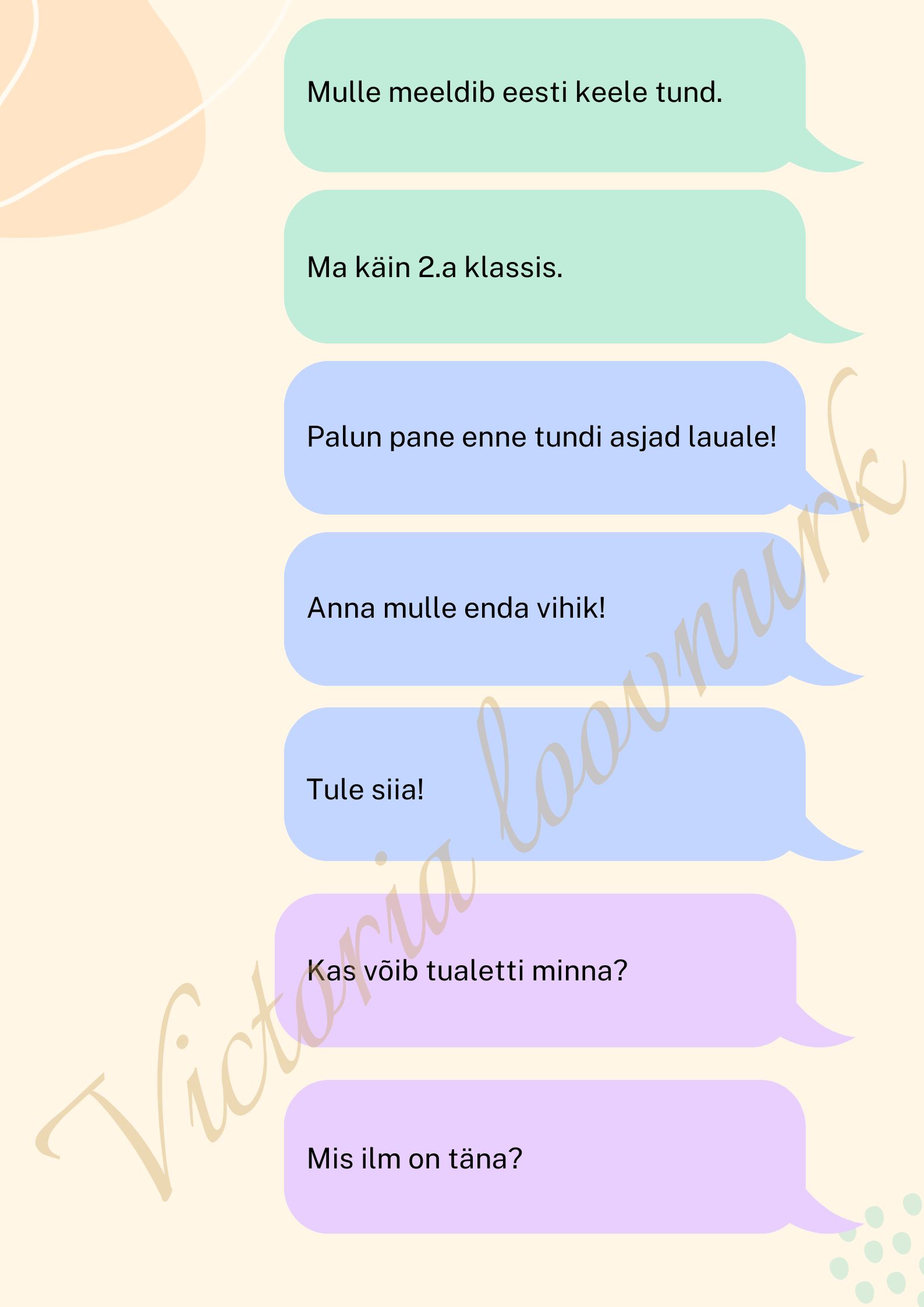LAUSELÕPUMÄRKIDE PLAKAT - Pilt 3
