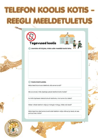 TELEFON KOOLIS KOTIS - REEGLI MEELDETULETUS