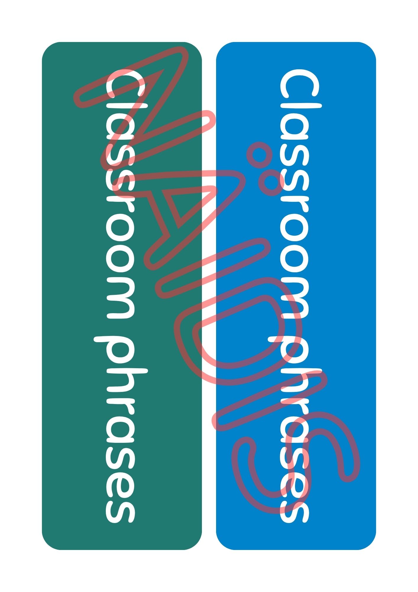 Classroom phrases in English - Pilt 2