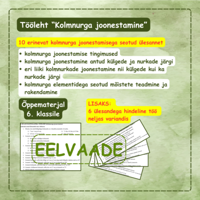 Tööleht (Kolmnurga joonestamine)