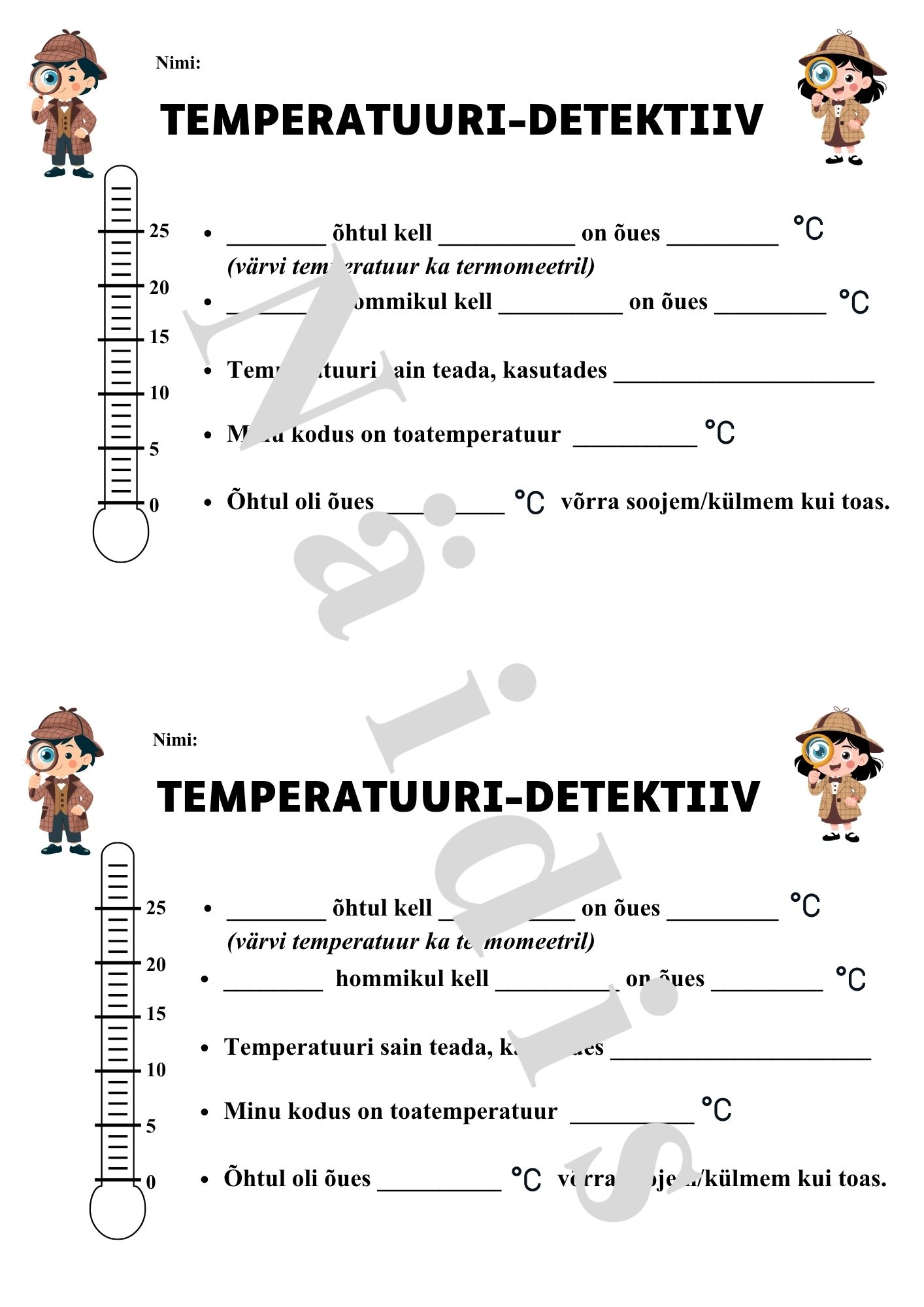 Temperatuuri detektiiv