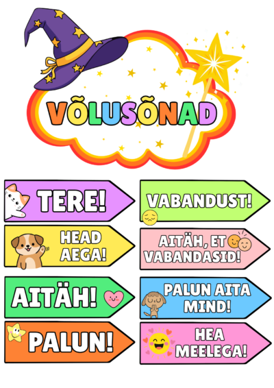 Poster "Võlusõnad"