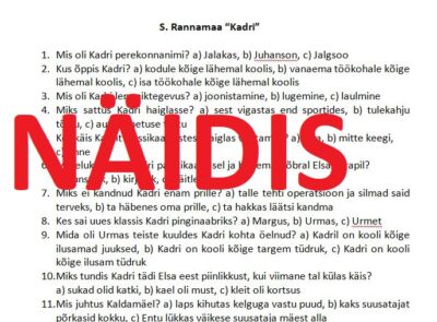 Lugemiskontroll "Kadri"