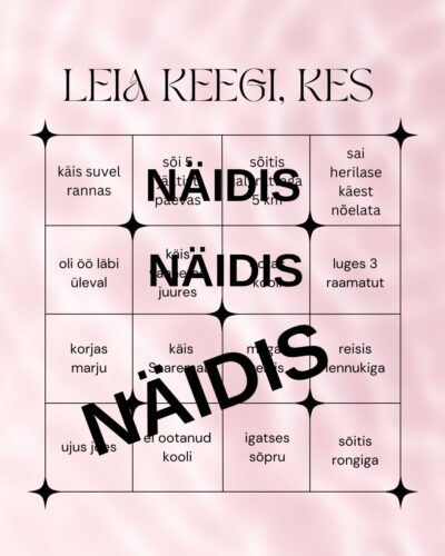 Suve bingo!