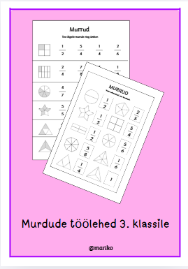 Murdude töölehed 3. klassile