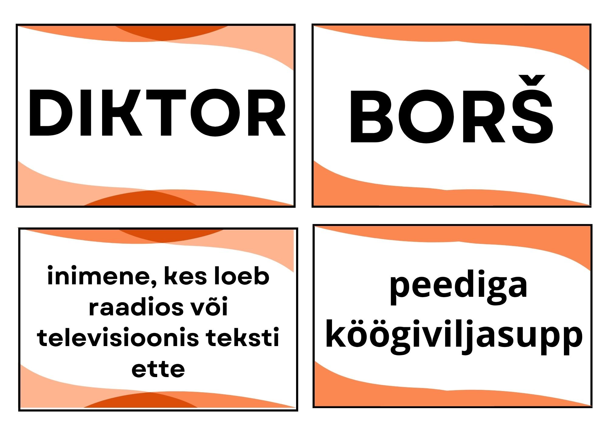 Võõrsõnade ja tähenduste kaardid - Pilt 2
