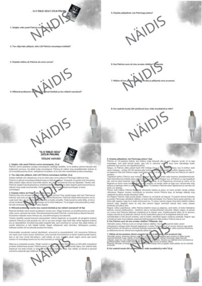 "Ta ei teinud seda", materjalid abiks raamatu käsitlemisel eesti keele ja kirjanduse tunnis