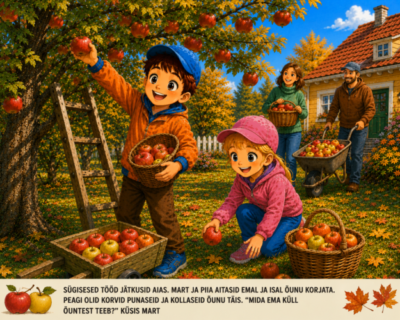 Mardi ja Piia avastavad sügist