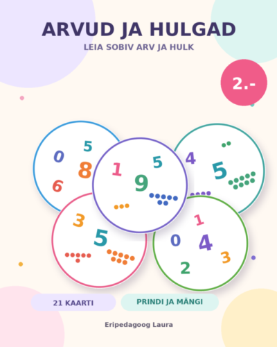 Dobble: Arvud ja hulgad