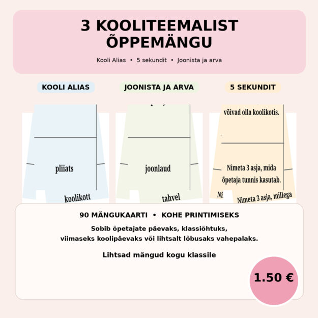 Kooliteemalised õppemängud