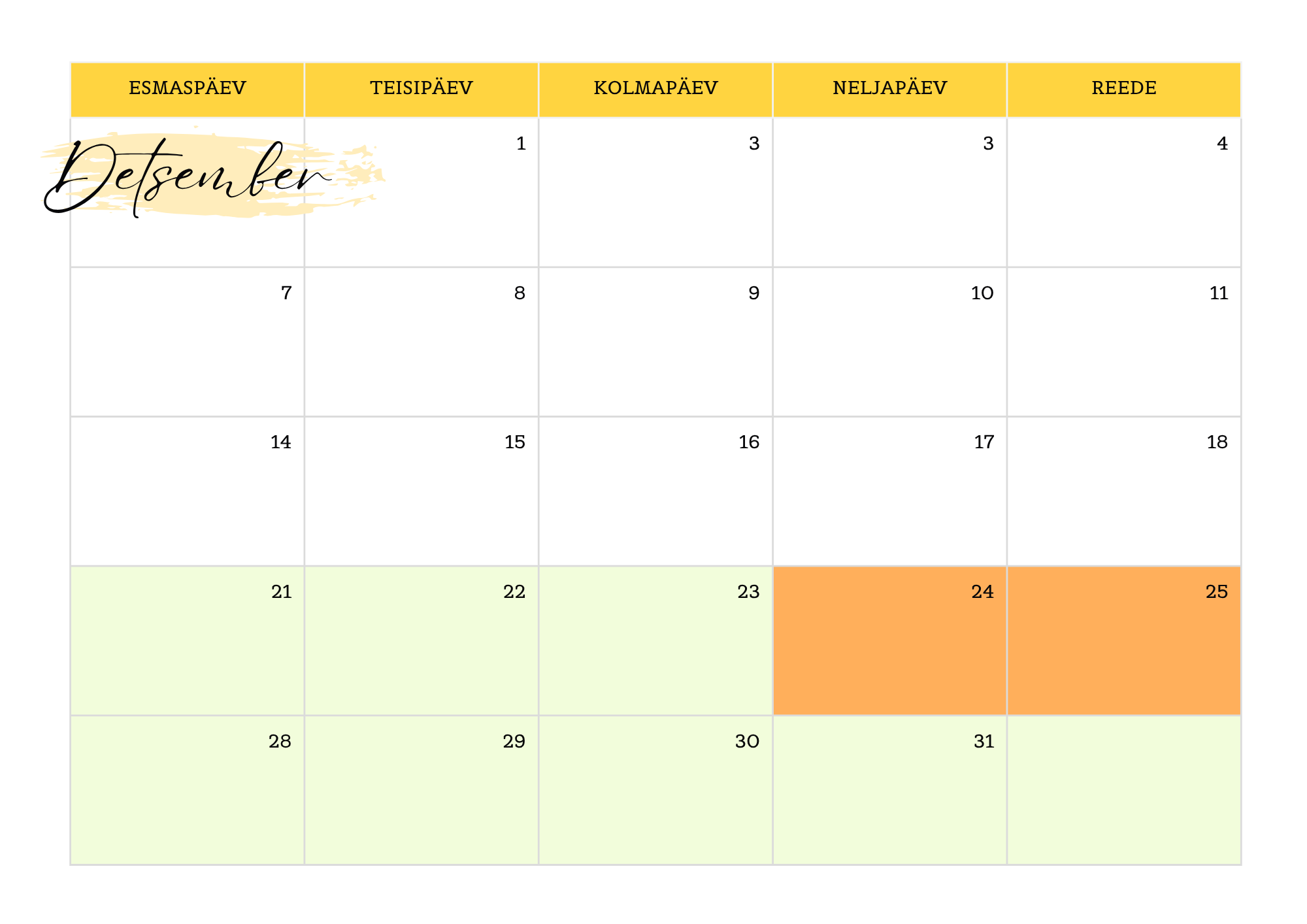 Kalender sept 2026- juuni 2027 - Pilt 2