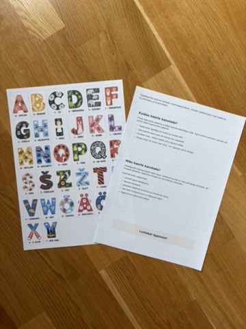 tähestikukaardid