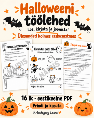 Halloweeni töölehed