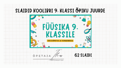 9. klassi füüsika slaidid: soojusõpetus ja aatomi ehitus