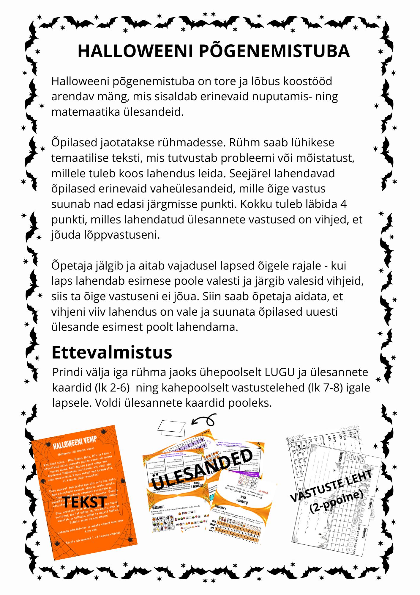Põgenemistuba - Halloween
