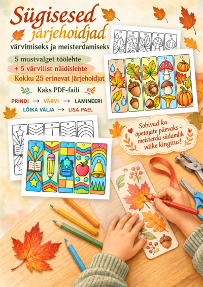 Järjehoidjad sügiseks ja õpetajate päevaks.