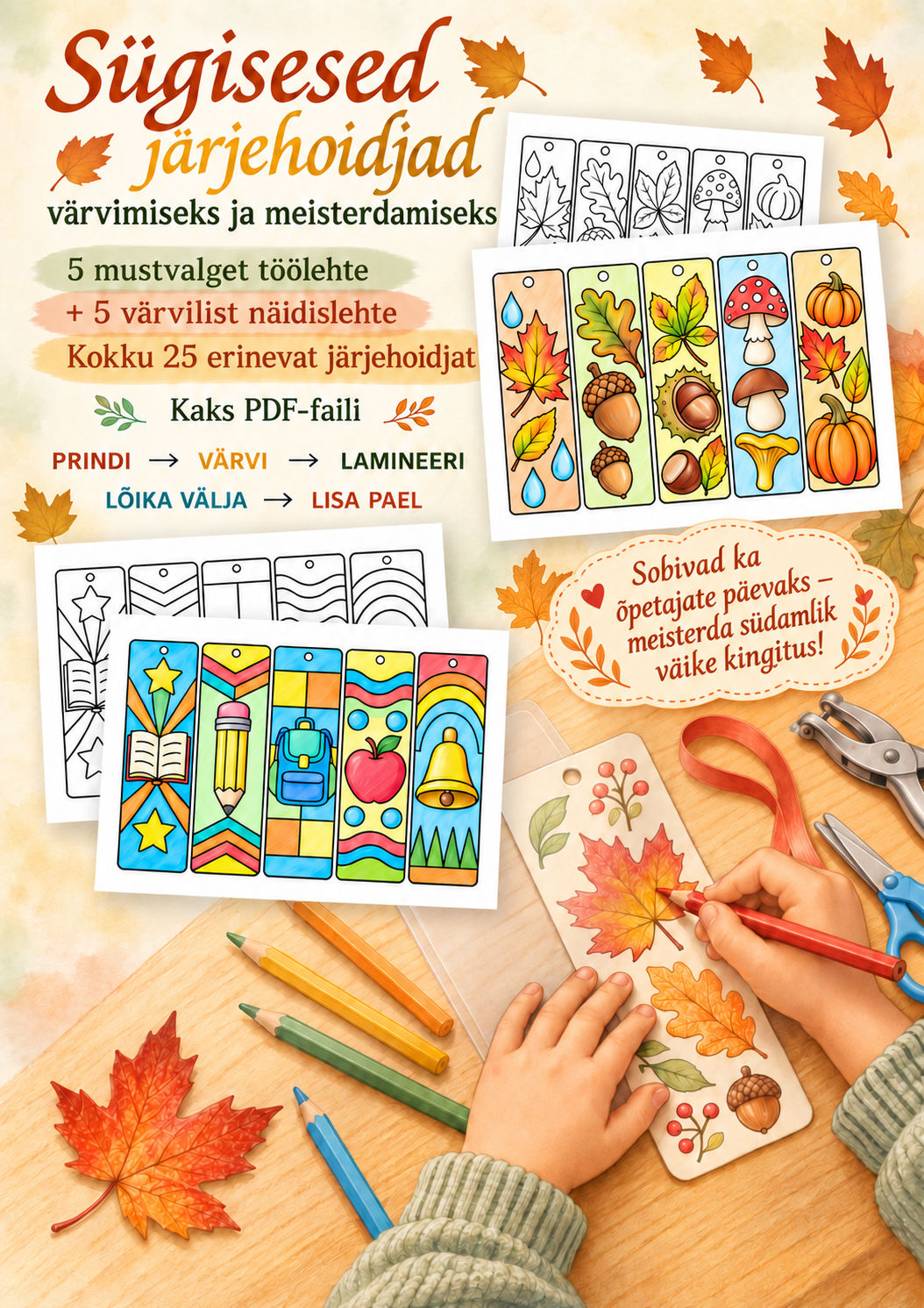 Järjehoidjad sügiseks ja õpetajate päevaks.