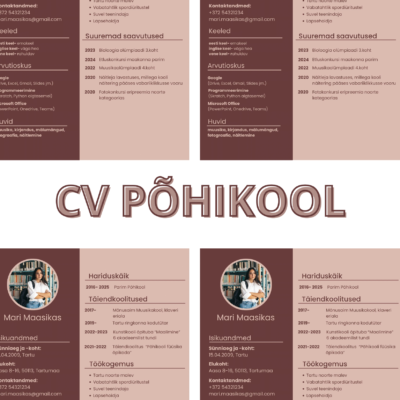 CV NÄIDIS: PÕHIKOOL