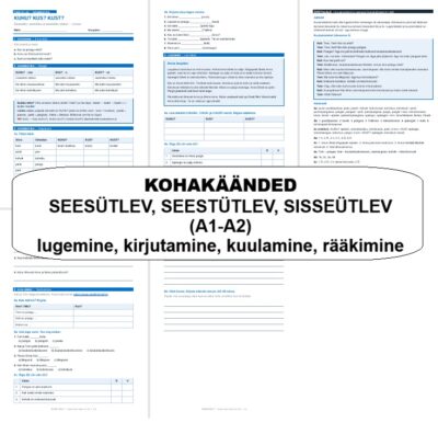 Kohakäänded A1–A2: Kuhu? Kus? Kust?