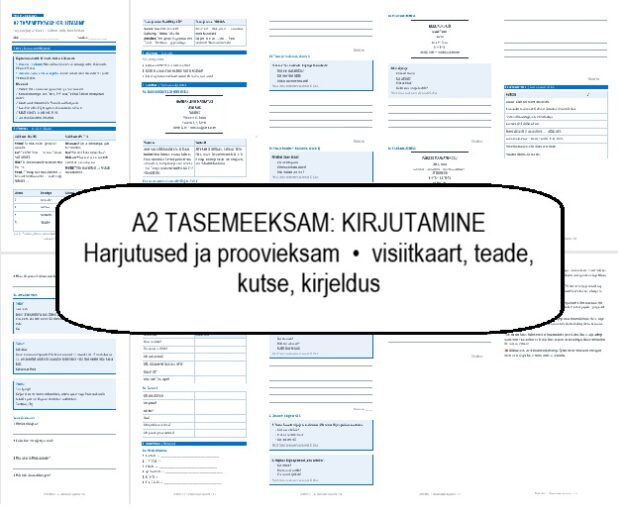 A2 tasemeeksami kirjutamine