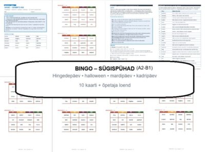 Bingo – Sügispühad (A2-B1)