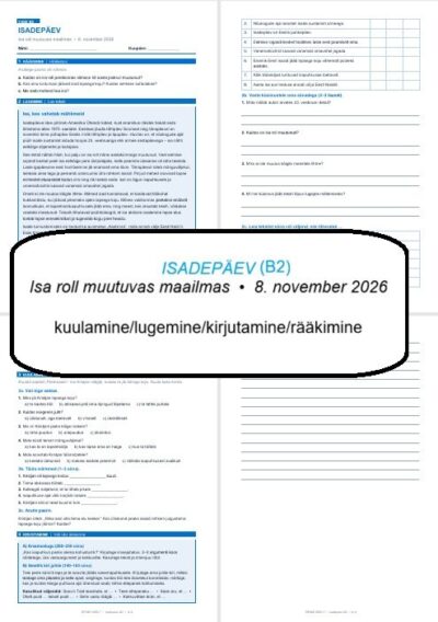 Isadepäev (B2)