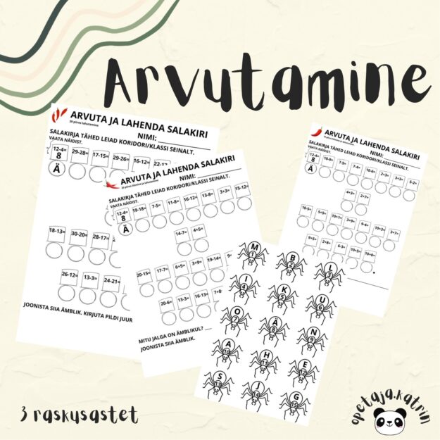 Liikumisega arvutamine (3 raskusastet)