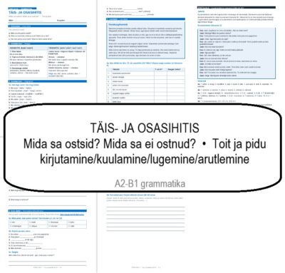 Täis- ja osasihitis (A2-B1)