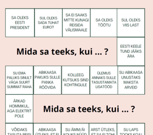 Tingiv kõneviis - B1 - 23 küsimust