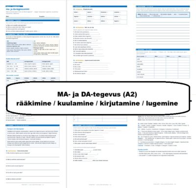 MA- ja DA- tegusõnad (A2)