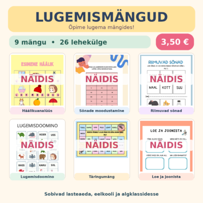 LUGEMISMÄNGUD