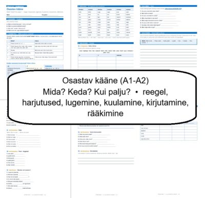 Osastav kääne (A1-A2)