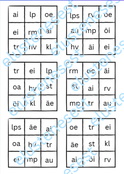 Häälikuühendi bingo