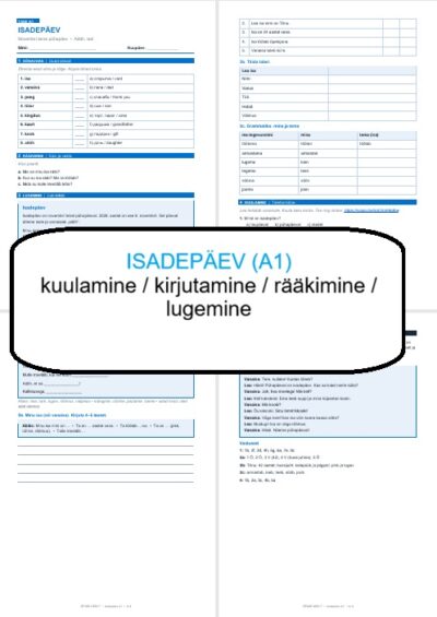 Isadepäev (A1)