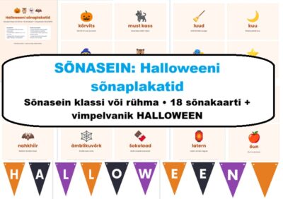 SÕNASEIN: Halloweeni sõnaplakatid (A1-A2)
