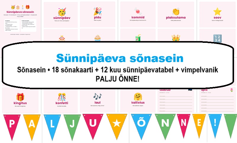 SÕNASEIN: Sünnipäev