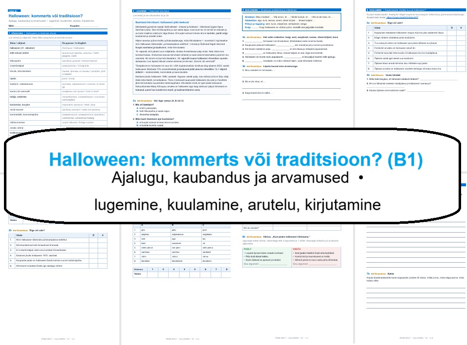 Halloween: kommerts või traditsioon? (B1)
