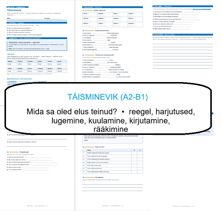 Täisminevik (A2-B1)