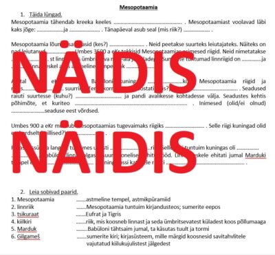 Mesopotaamia (6. kl Avita ajalooõpik)