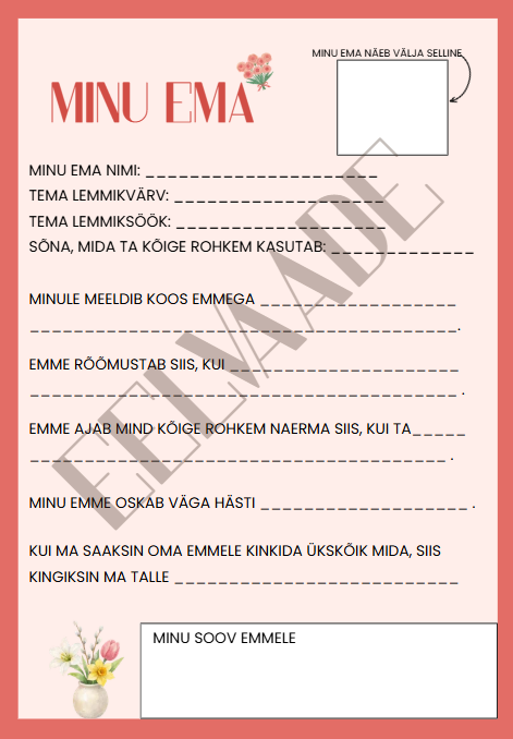 MINU EMA tööleht