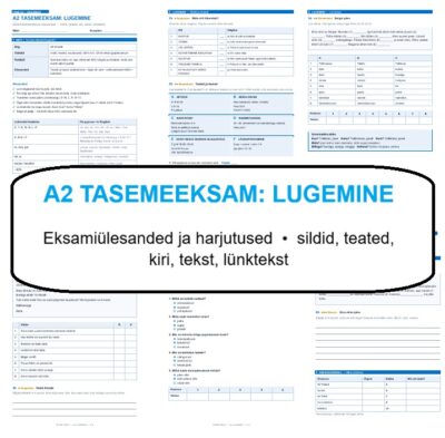 A2 TASEMEEKSAM: LUGEMINE