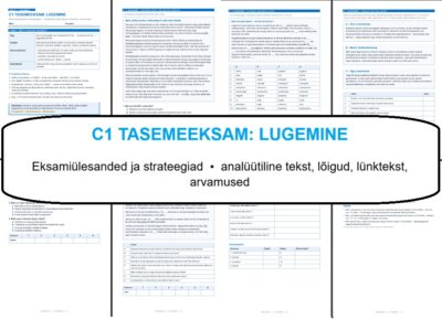C1 TASEMEEKSAM: LUGEMINE