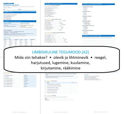 Umbisikuline tegumood (A2)