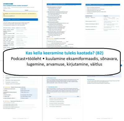 Kas kellakeeramine tuleks kaotada? (B2)