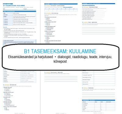 B1 TASEMEEKSAM: KUULAMINE