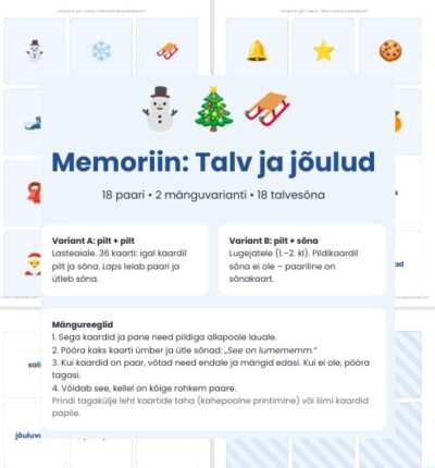Memoriin: talv ja jõulud