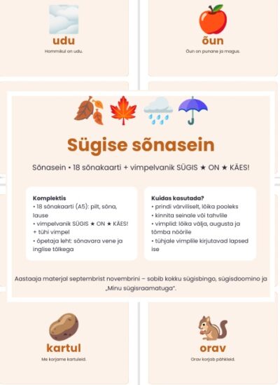 Sügise sõnasein