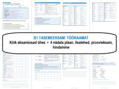 TÖÖRAAMAT - Tasemeeksam B1