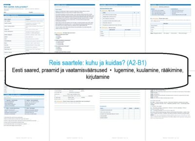 Reis saartele: kuhu ja kuidas? (A2-B1)