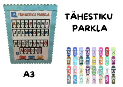 Mäng "Tähestiku parkla", A3